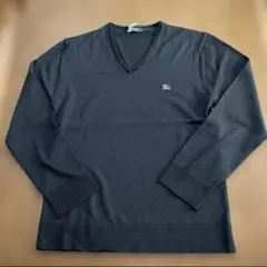 【値下げ】Burberry BLACKLABELブラック Vネックニットセーター