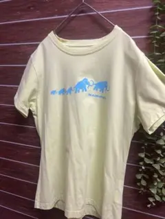MAMMUT マムート 半袖 Tシャツ ライトイエロー XLのサムネイル