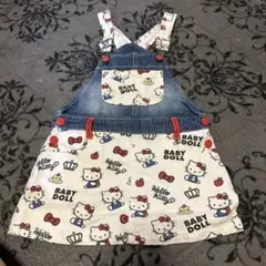 レア　BABYDOLL ハローキティ ジャンバースカート 110