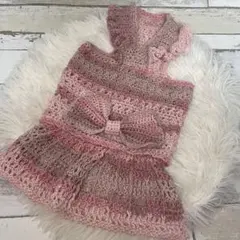 犬服　ハンドメイド　春夏ワンピース　S〜Mサイズ