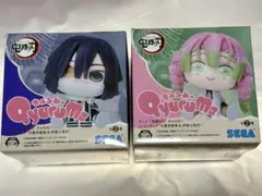 鬼滅の刃Qyurume きゅるみーミニフィギュア 伊黒小芭内　甘露寺蜜璃
