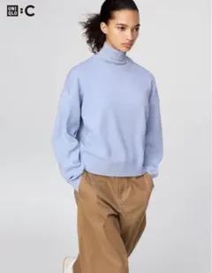 UNIQLO コットンクルーネックセーターM