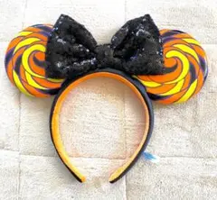 【美品】ディズニー キャンディ ハロウィン カチューシャ ミニーマウス かわいい