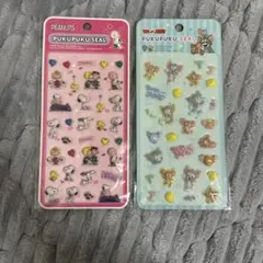 ぷくぷくシール（トムとジェリー&スヌーピー）