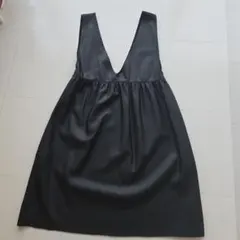 新品未使用ZARA KNIT ノースリーブ Vネック ワンピース ブラック M