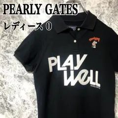【未使用】PEARLY GATES ゴルフウェア ポロシャツ 刺繍ロゴ 即日発送