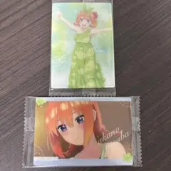 五等分の花嫁　中野四葉　ウエハース　カード
