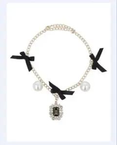 Maison de FLEUR メゾンドフルール　ビジューリボンバッグチャーム