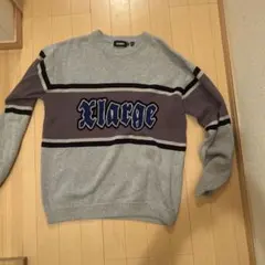 Xlarge ストライプ ニットセーター