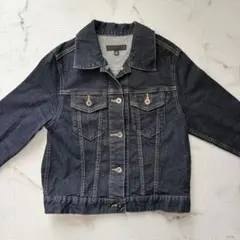 【美品】UNIQLO ユニクロ 濃紺 デニムジャケット Mサイズ