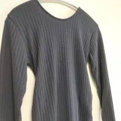 新品 LIBRARYナノユニバース カットソー ネイビー M タグ付