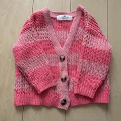 H&M ピンク カーディガン 92cm