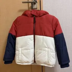 KIDS & BABY フード付き中綿コート　赤　青　白　コストコ　110cm