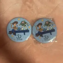 ディズニー30周年記念 缶バッジ 2個セット