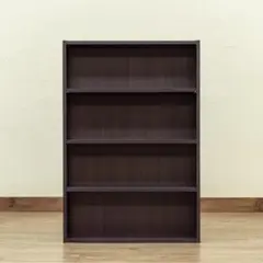 コミック ラック 本棚 ロータイプ / 新品未使用（ダークブラウン）