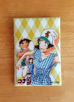 名探偵コナン スクエア缶バッジ 原作絵④ 服部平次 遠山和葉