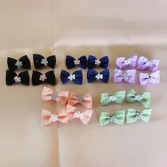 【匿名配送】犬用リボンアクセサリー 2個セット10組②