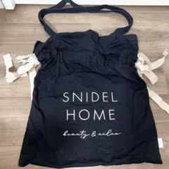 SNIDELHOME 巾着リボン トートバッグ オーガニックキャンバストート