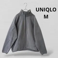 UNIQLOユニクロ フリースジャケット ジップアップ　Mサイズ　グレー
