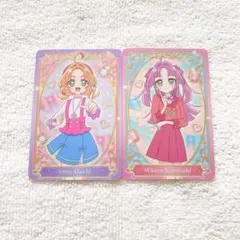 名探偵プリキュア キラキラカードグミ バトンタッチ 明智あんな 小林みくるセット