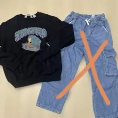 H&M スプリングフィールド トレーナー 134/140 シンプソンズ