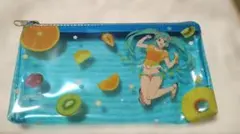 雪ミクスカイタウン ビニールポーチ（so品）