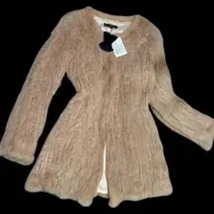 【未使用タグ付き】rIenda リアルファー34,980円　毛皮コートゴージャス