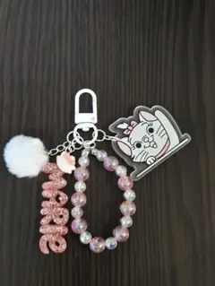 ディズニー マリー ミニ ビーズストラップ