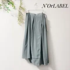 【未使用 タグ付】n'orlabel　アシンメトリー　スカート　スモーキーミントのサムネイル