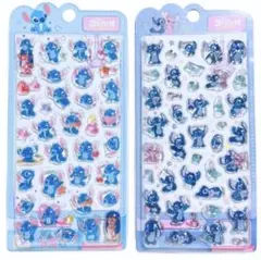 【海外限定】スティッチ　ボンボンドロップ　シール　公式ライセンス　3D 立体