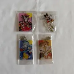 ディズニー MikaPikazo カプセルトイ アクリルキーホルダー