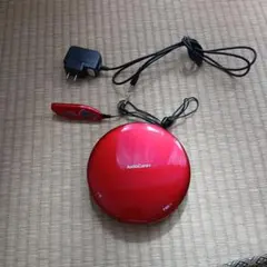 AudioComm ポータブルCDプレーヤー 本体 レッドのサムネイル