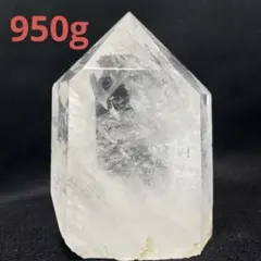 台座付き ブラジル産 水晶ポイント 約1667g 天然石 六角柱 レインボー