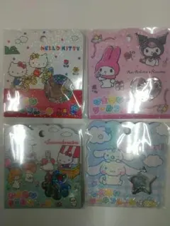 【クラックス】サンリオおはじきシールフレーク4枚セット