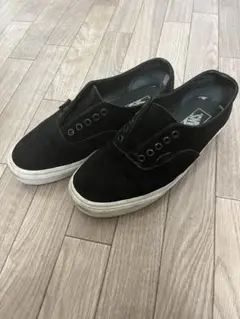 Vans オーセンティック ブラック スエード 26.5 スリッポン
