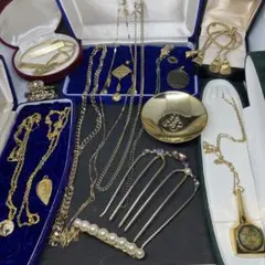 ゴールドカラー アクセサリー コレクション整理品 まとめ売り