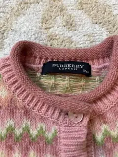 BURBERRY カーディガン ピンク系