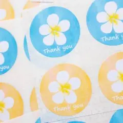 (送料込)プルメリアのサンキューシール♪