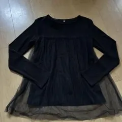 しまむらチュール付きロンT