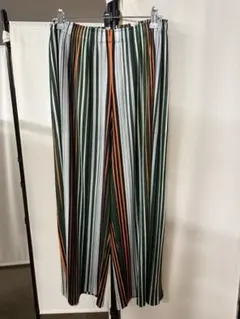 PLEATS PLEASRストライプ柄 マルチカラー