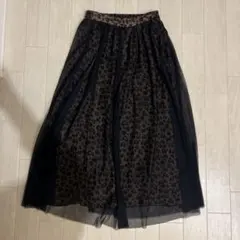 ジュエティ　レオパード　ロングスカート　豹柄