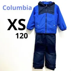 Columbia スキーウェア XS 120 ブルー 上下セット