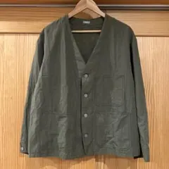 relume レリュームジャーナルスタンダード ノーカラージャケット ミリタリー