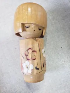こけし人形 花模様#レトロ