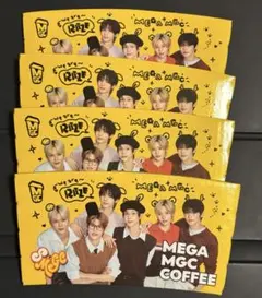 RIIZE ライズ MEGACOFFE メガコーヒー カップホルダ4枚セット