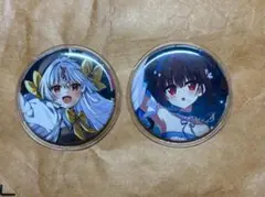 絵師100人展 百ちゃん 千ちゃん 缶バッジ 2個セット