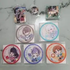 くら寿司 にじさんじコースター　缶バッチ　クッションチャーム　カード