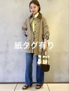 Barbour × Spick and Spanノンワックスジャケット別注タグ付 Barbour × Spick and Spanノンワックスジャケット別注タグ付