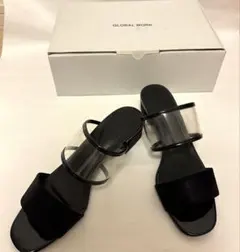 新品未使用♪ GLOBAL WORK グローバルワーク クリア2ベルトサンダル