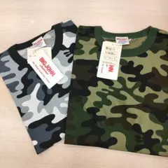 ☆2点セット☆BIG JOHN 迷彩半袖Tシャツ 130のサムネイル
